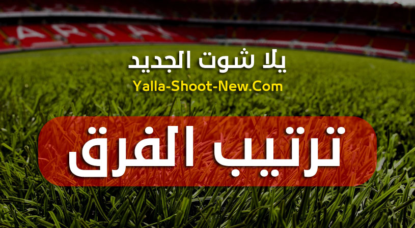 ترتيب الفرق leagues rank