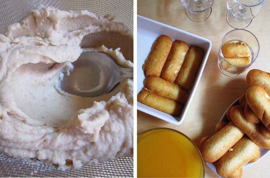 Tiramisù de castañas y Moscatel - Elaboración Paso 2