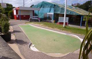 Arnold Palmer Crazy Golf course in Exmouth, Devon Arnold Palmer Crazy Golf course in Exmouth, Devon