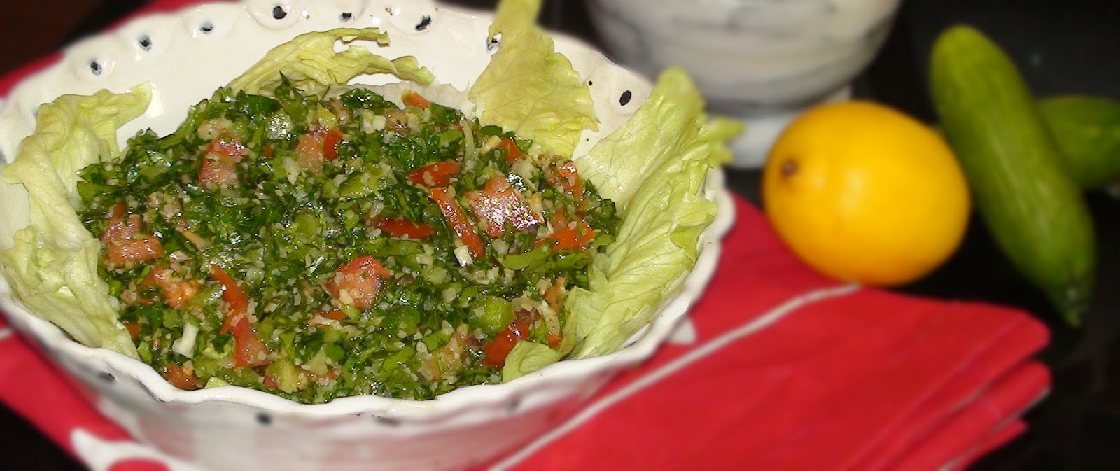 Irakisk mat: Tabouleh, Tabboule, Tabouli, etc.