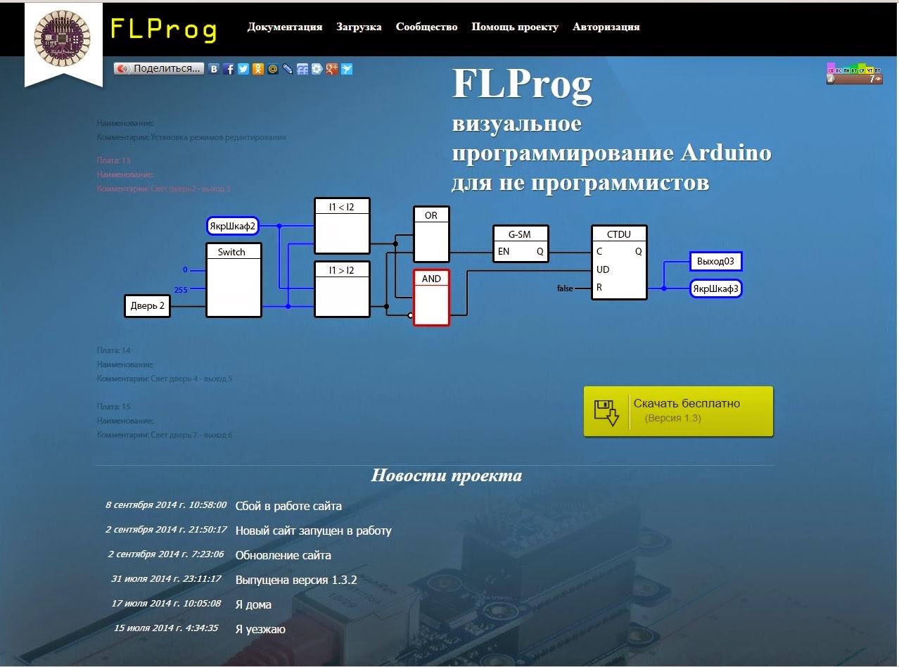 Flprog реле времени