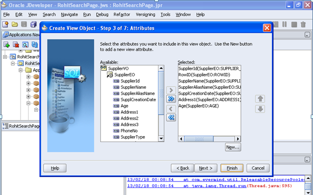 Oracle Application's Blog: How to Create Search Page In OAF