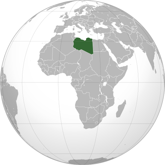 Globo Terráqueo Libia