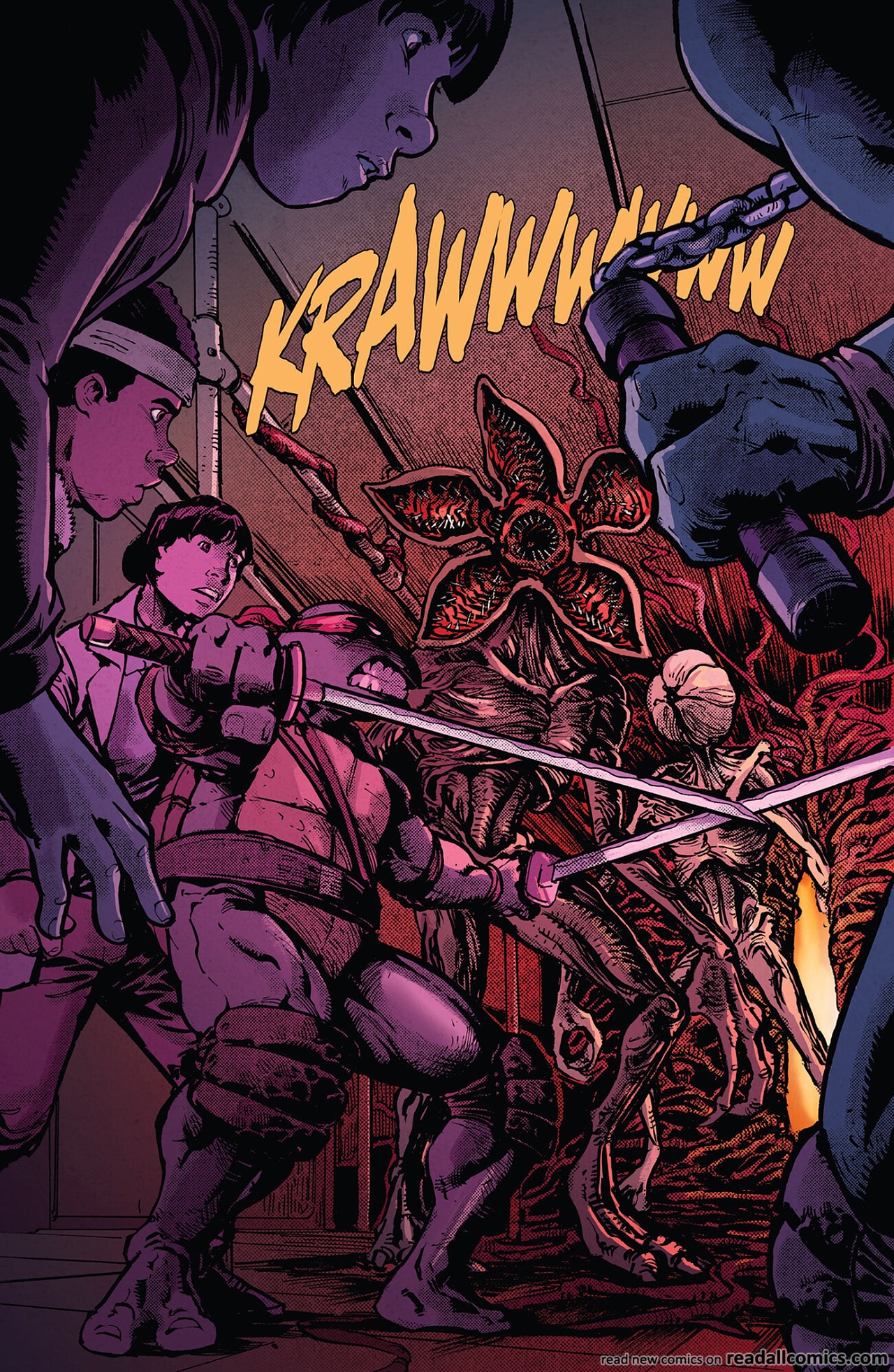 Teenage Mutant Ninja Turtles x Stranger Things chapter 2 page 8