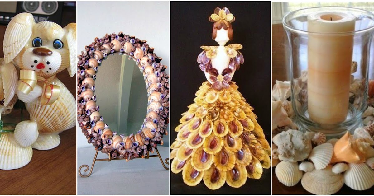 12 Espectaculares manualidades decorativas con conchas de mar