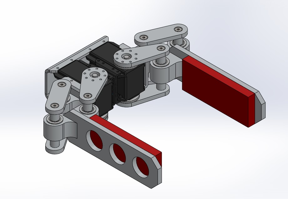 311. 4Bar Linkage Gripper (with Dynamixel RX64) Educational