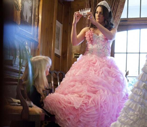 Gypsy Big Pink Wedding Dress Design By Princess Kate