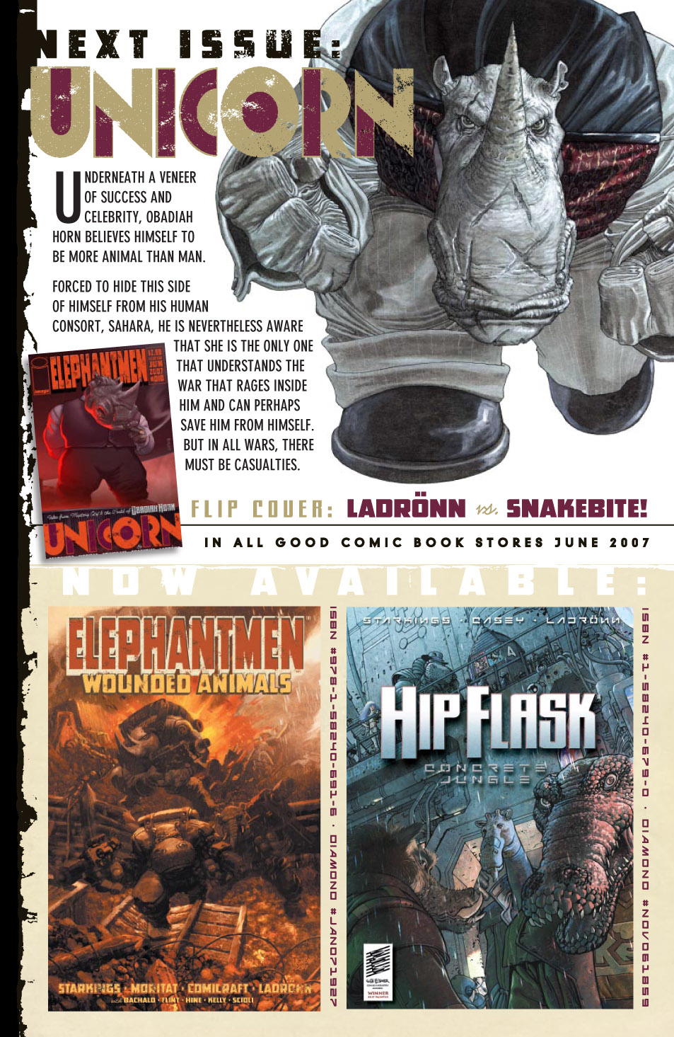 Read online Elephantmen: The Pilot comic -  Issue # Full - 33