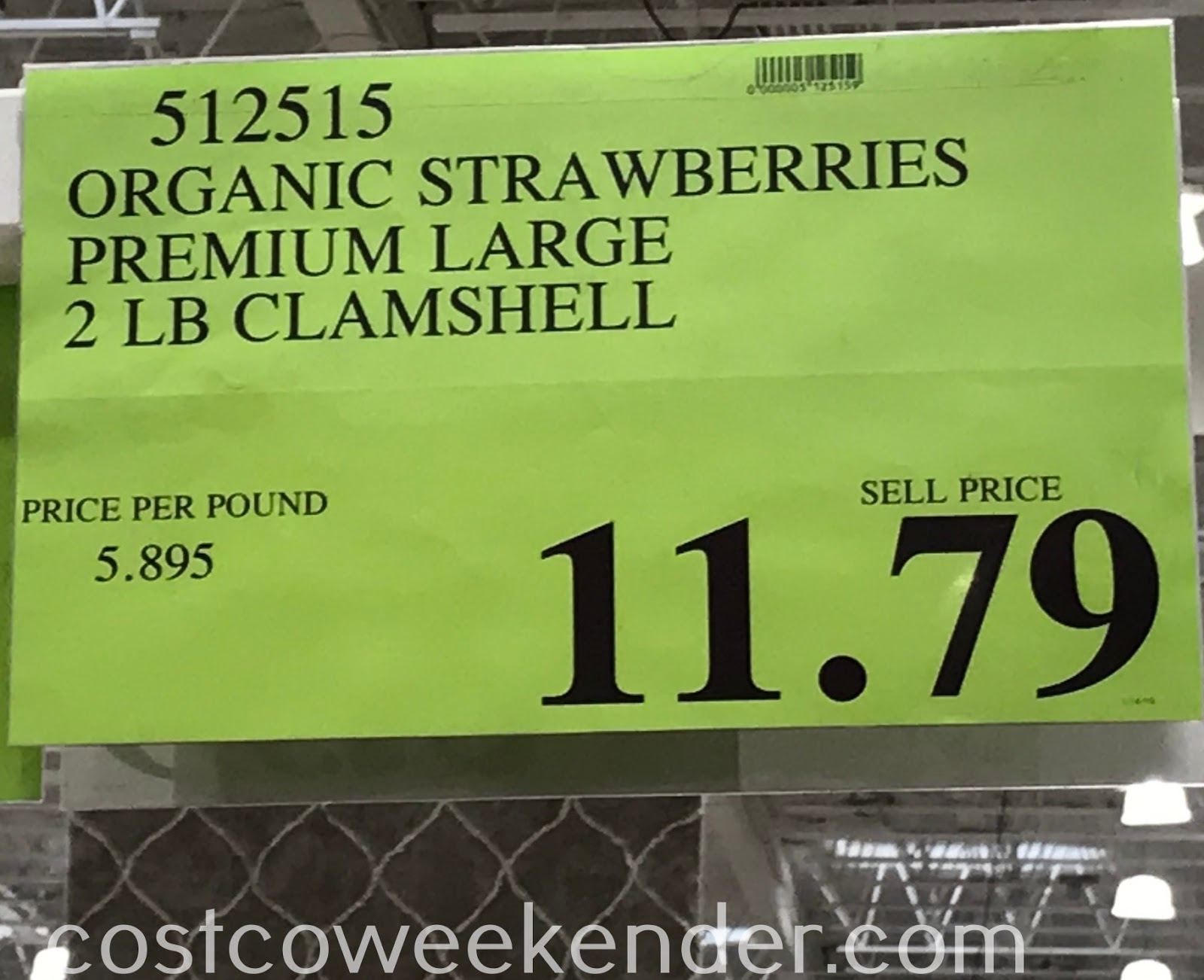 Driscoll's Organic Strawberries Costco Weekender