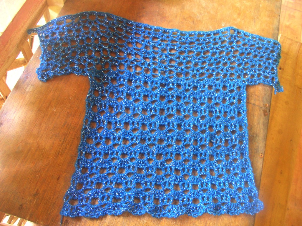 Another Quick Crochet Blouse Project