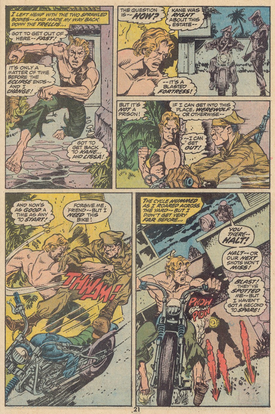 Read online Werewolf by Night (1972) comic -  Issue #5 - 16
