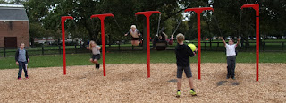 frshly laid woodchips safety feature council play area