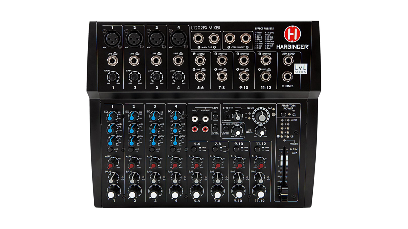 √ Spesifikasi Mixer Harbinger L1202fx 12Channel Dengan Efek panduan