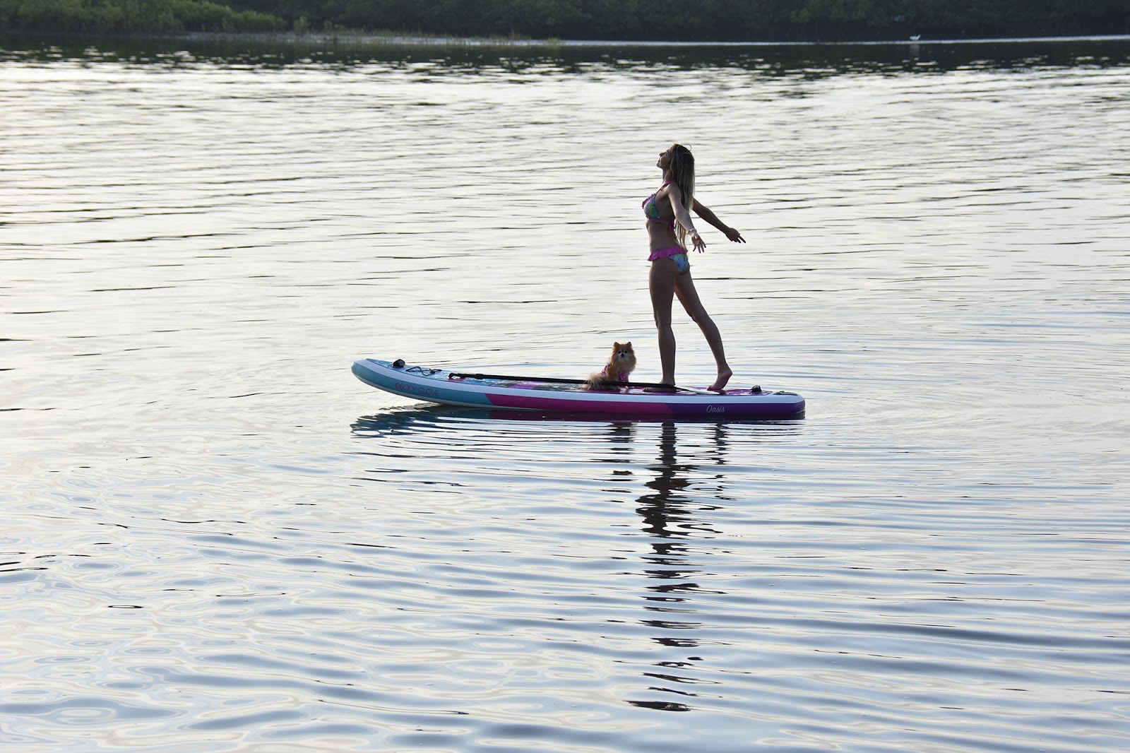 My Oasis...the Inflatable Paddle Board by Body Glove!