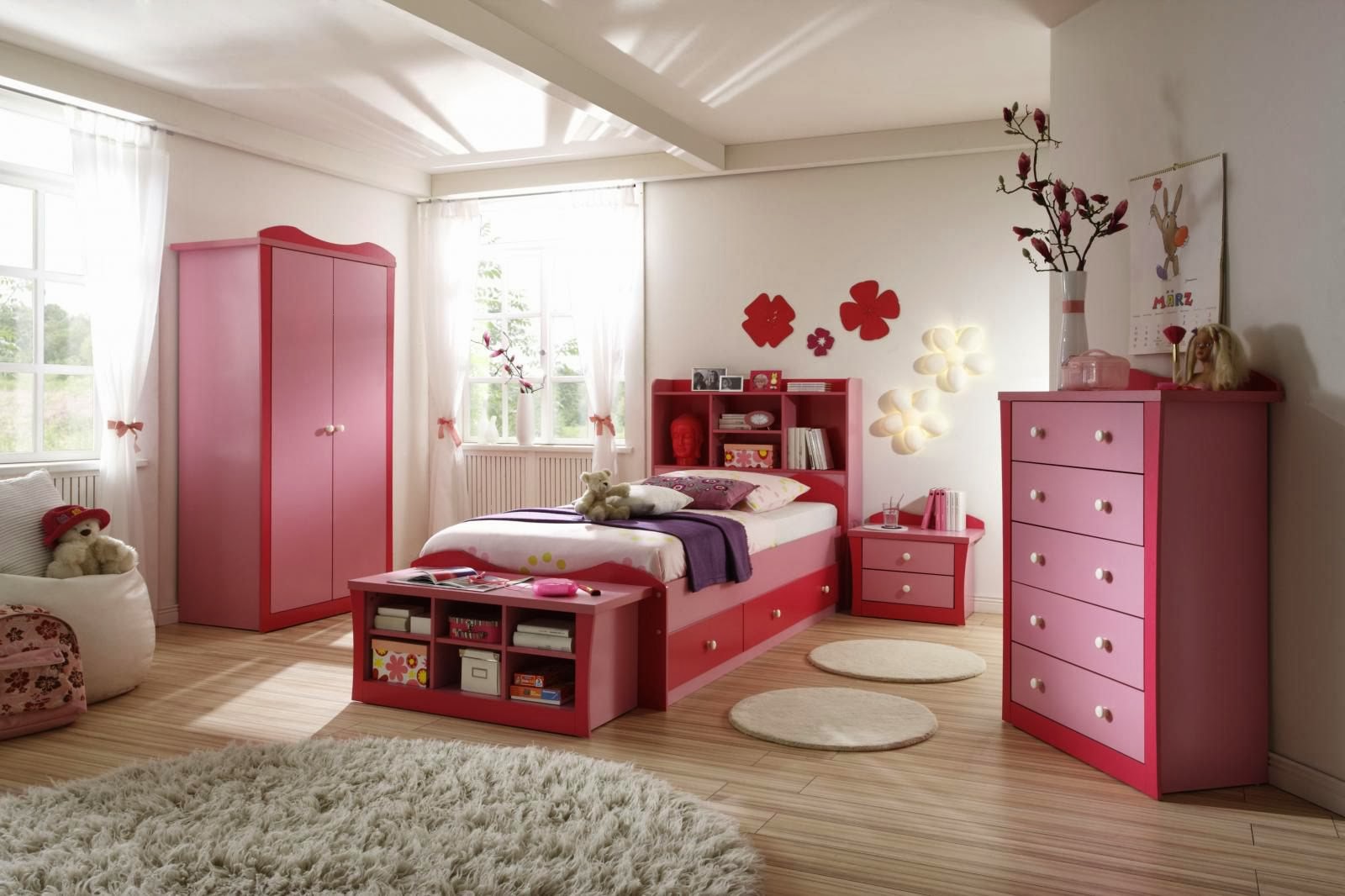 10 Desain Kamar Tidur Anak Perempuan Warna Pink
