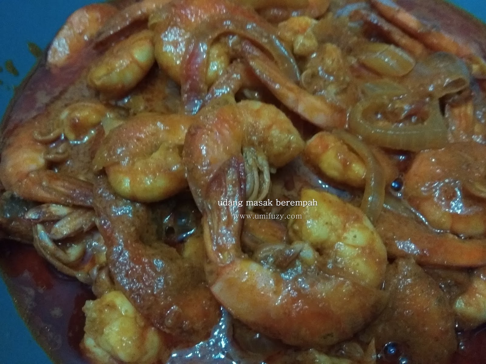 Iamfuzy Malaysia Lifestyle Blog Resepi Udang Masak Berempah