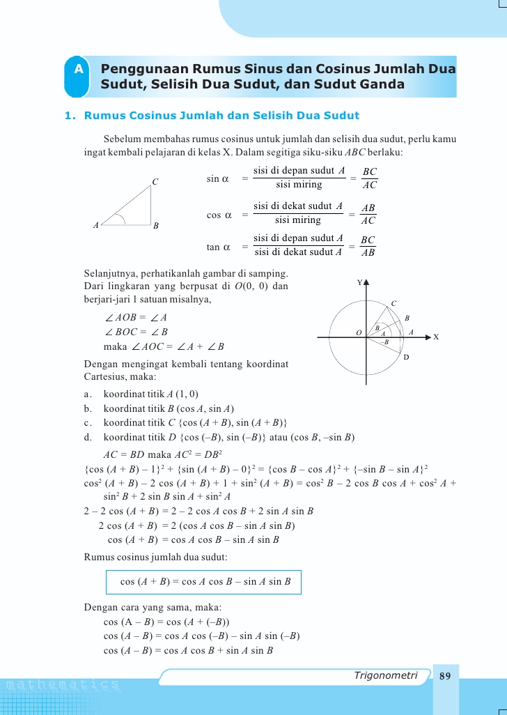 advertise online Matematika SMK kelas XI Bab 3 Trigonometri advertise online Matematika SMK kelas XI Bab 3 Trigonometri