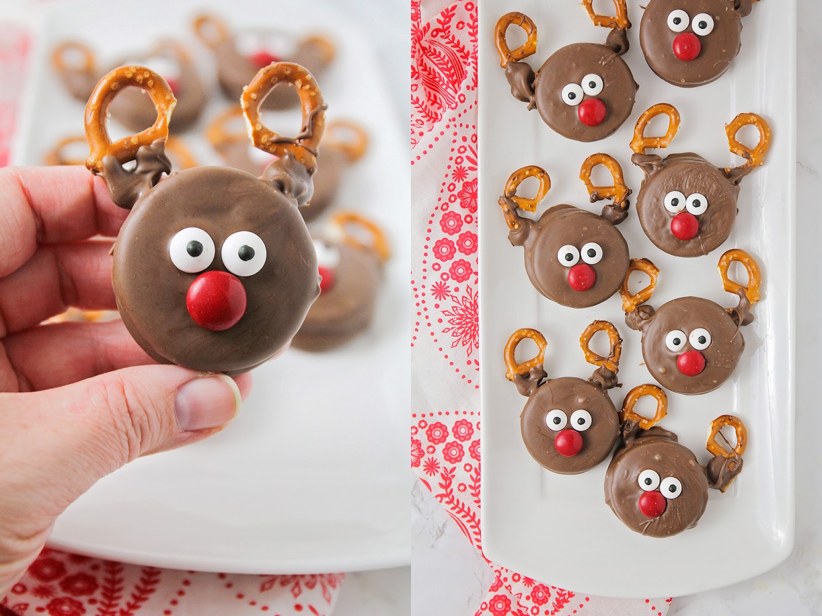 These Christmas Oreos are so festive and adorable, and perfect for gifting!