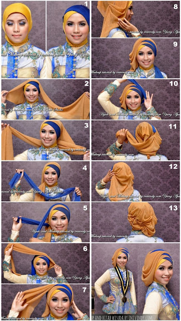 7 Tutorial Hijab Yang Akan Membuat Kamu Anggun Dan Tambah Cantik 7 Tutorial Hijab Yang Akan Membuat Kamu Anggun Dan Tambah Cantik