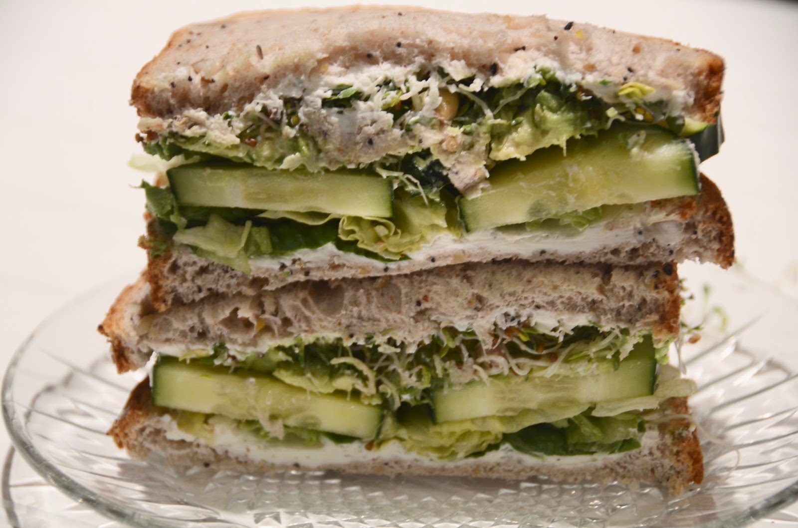 Veggie Sandwich and growing your own Sprouts
