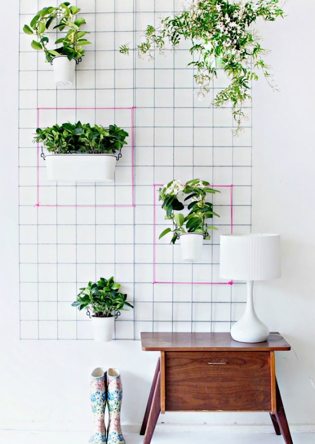 Diy jardin vertical para interior