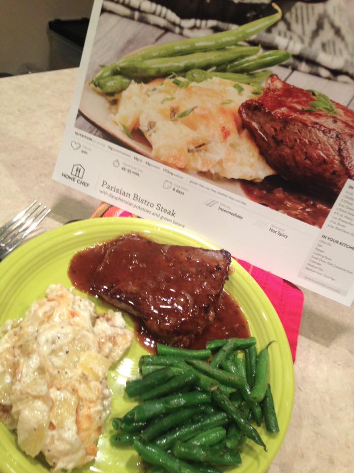 Sugar, & Spice & Everything Nice Parisian Bistro Steak w/ dauphinoise