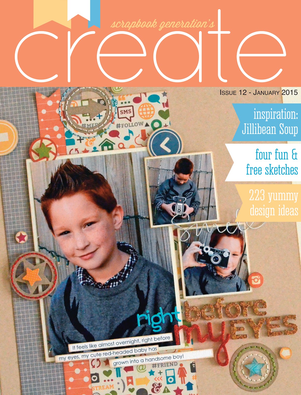 Scrapbook Generation Create Magazine January 2015 Issue