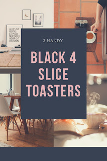 Black 4 Slice Toaster
