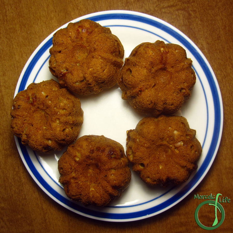 Morsels of Life - Banana Bread Muffins - Healthy Banana Bread - a warm, rich banana bread that's both sweet and better for you!