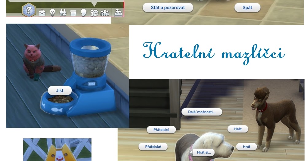 Jak ovládat mazlíčky v The Sims 4?