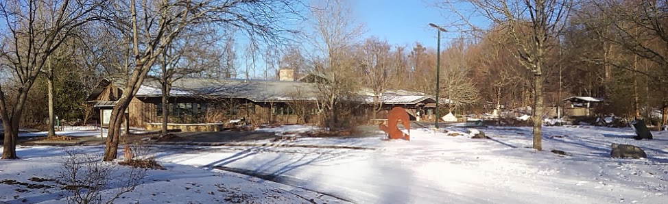 Ijams Visitor Center in winter