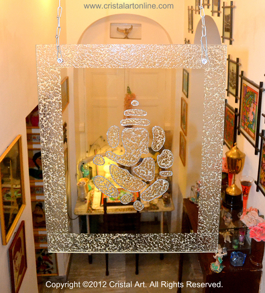 Cristal Art Blog Ganesha Etching Effect on Glass