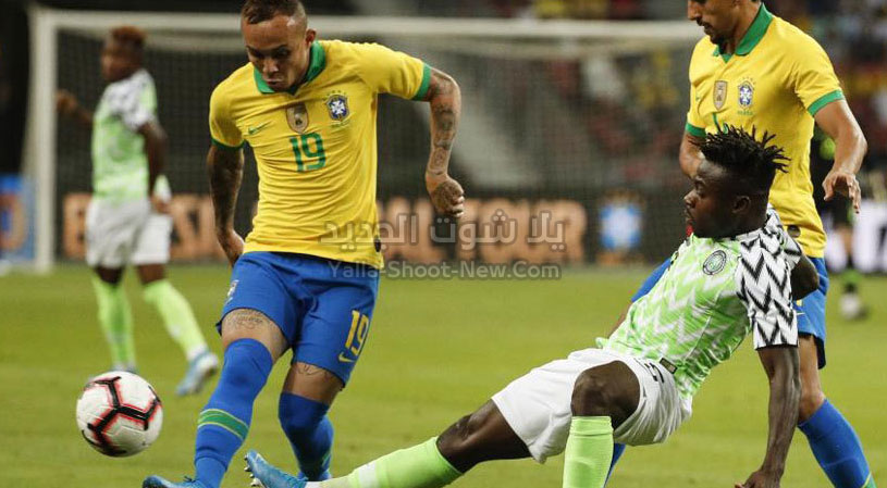 التعادل الثاني لمنتخب البرازيل في المباراة الودية امام منتخب نيجيريا بهدف لمثله