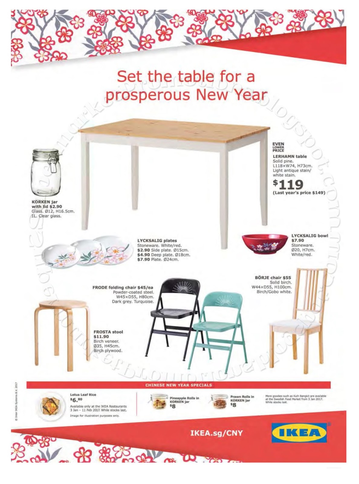 Ikea CNY Furnishing Promotion 12 January 2017 Supermarket Promotions