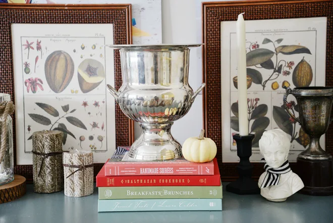 summer fall transition vignette | Rambling Renovators