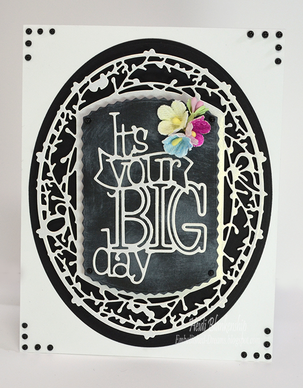 Embellished Dreams Tonic Studios Chalkboard Die & Stamp Sets Card Share