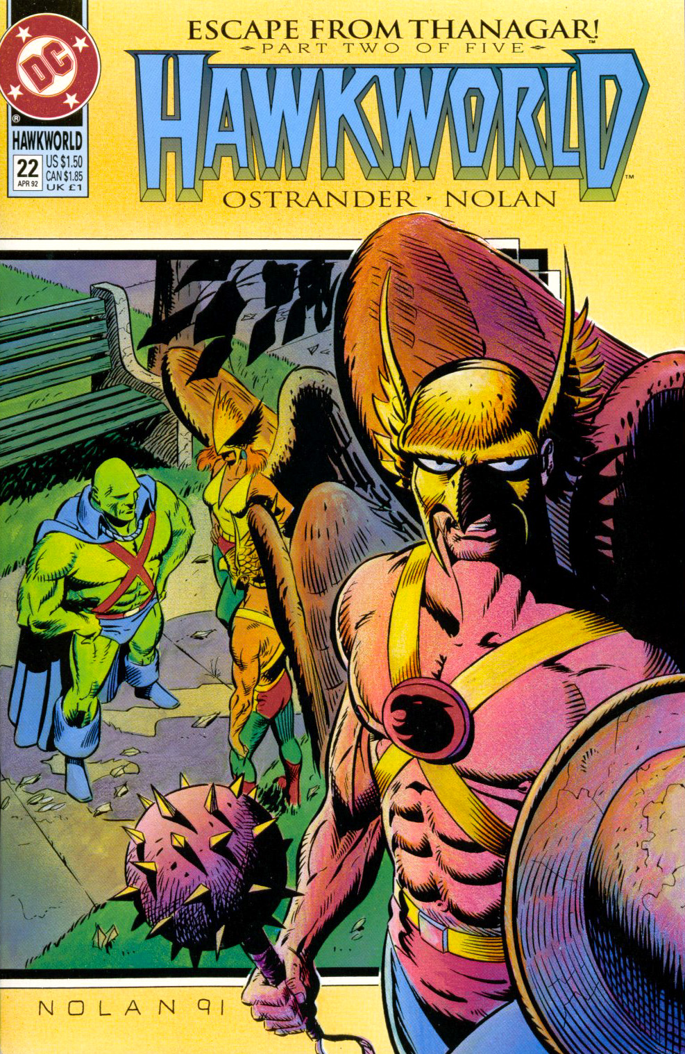 Read online Hawkworld (1990) comic -  Issue #22 - 1
