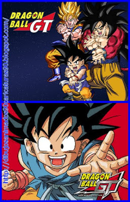 Dibujos animados de los 90. Dragon Ball GT. Caricaturas.