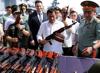 Rusia Hibahkan Senjata ke Filipina