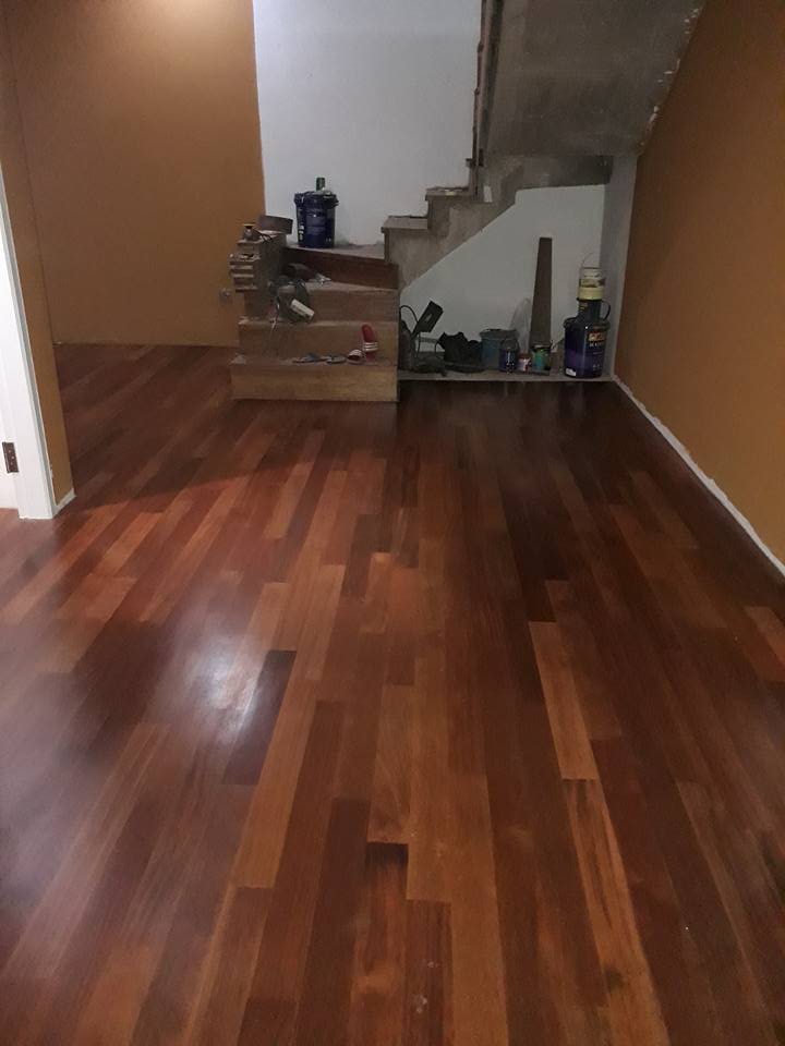 Proyek Pemasangan Flooring Kayu di Bekasi Parquet Bali