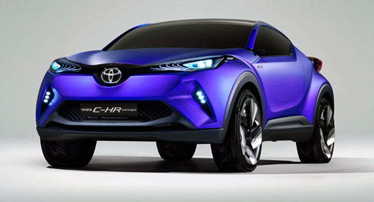 This is Toyota's C-HR Sporty Compact Crossover Concept