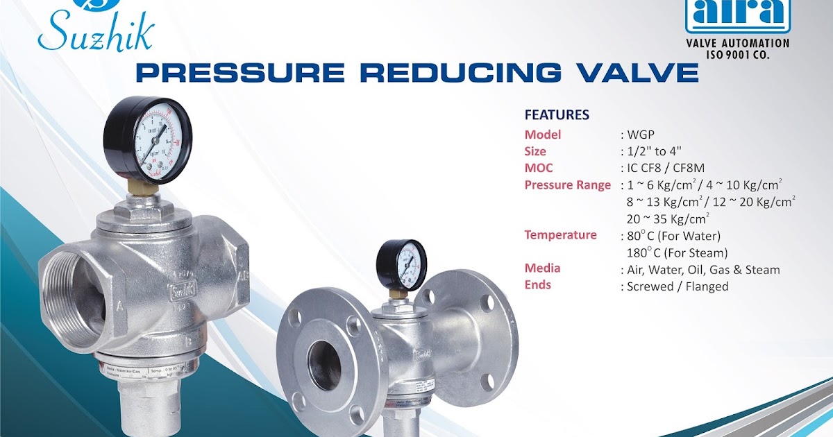 Aira Euro Automation How to Pressure Reducing Valve Reduce Water Pressure