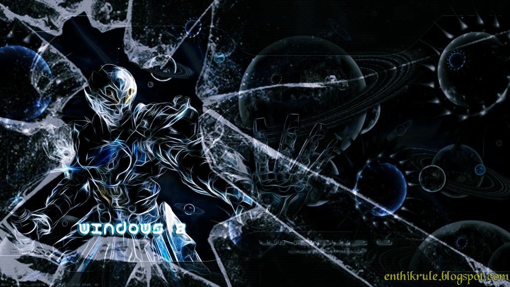 Wallpaper Layar Pecah 3D - Angkatan 17