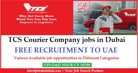Jobs in TCS Courier Company Dubai TCS Courier Company jobs in Dubai