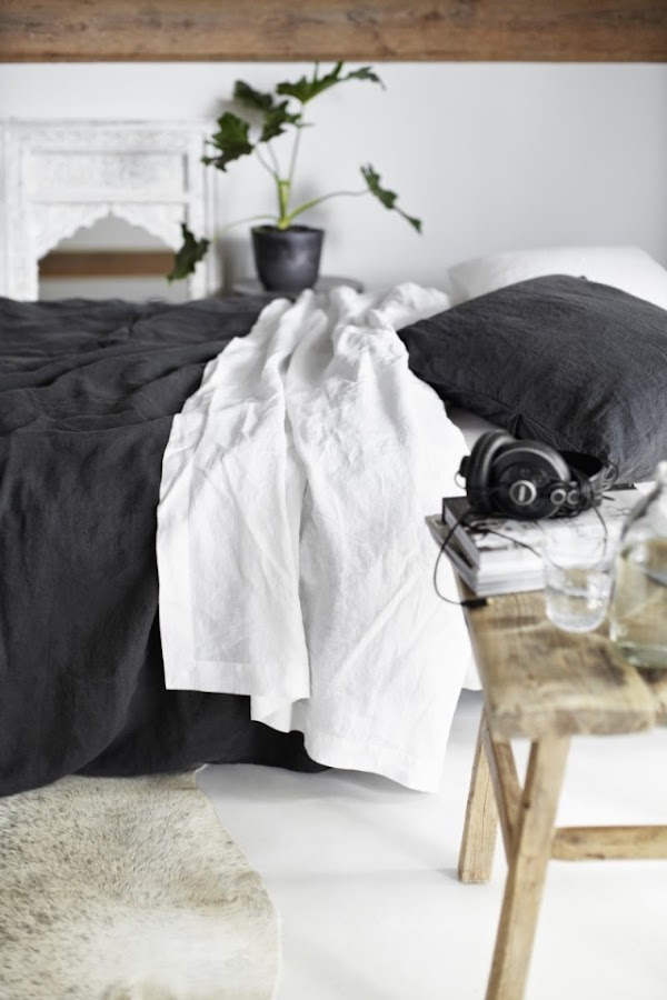 Vestir la cama con lino