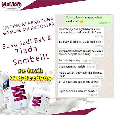 mamom milk booster tablet testimoni