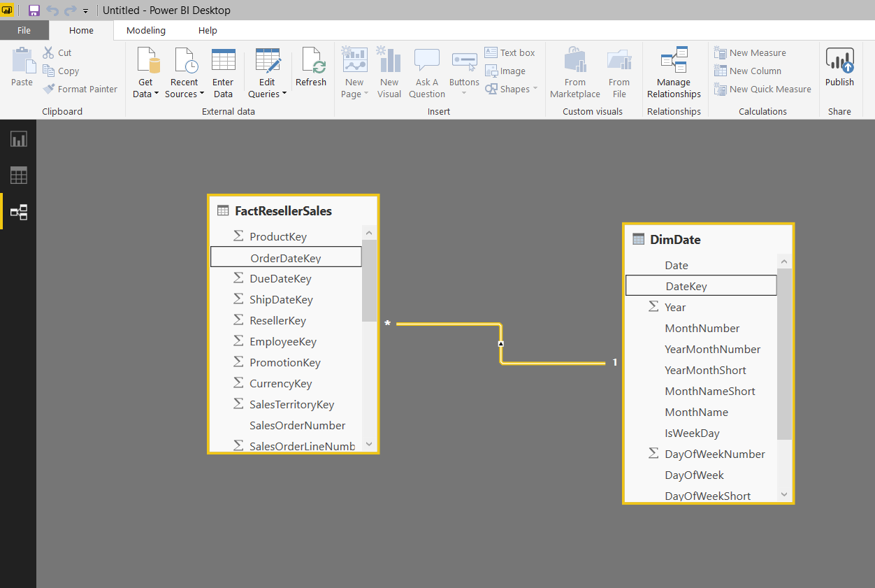 how to create link table in power bi
