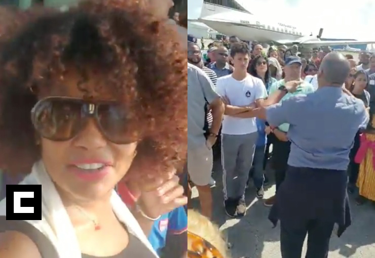 Fuego en avión donde iba Cheddy García; aterriza de emergencia en Bahamas Fuego en avión donde iba Cheddy García; aterriza de emergencia en Bahamas