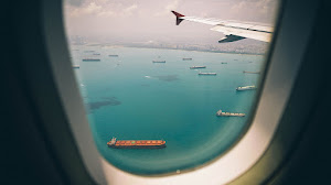 Aircraft airplane blue