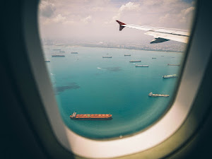 Aircraft airplane blue